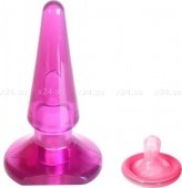 Анальная втулка фиолетовая Butt Plug - секс магазин для взрослых 