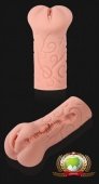 Маструбатор вагина без вибрации tattoo с двойным слоем материала - (none)