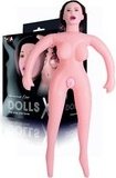 Кукла надувная с реалистичной головой. Брюнетка. Кибер вставка вагина в анус. 3 отверстия - онлайн сэкс-шоп 