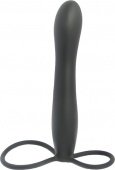 Фаллоимитатор - страпон Mojo Black Jack, силикон, черн 14 см, диаметр 2 см - (none)