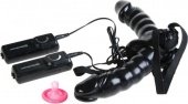       Vibrating Double Delight Strap-On 15  - (none)
