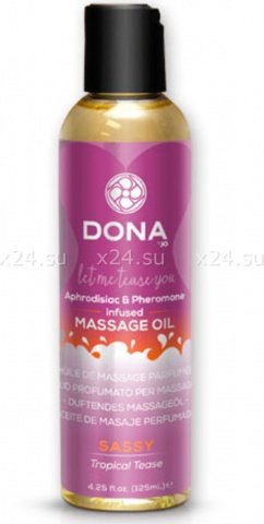   dona scanted massage oil sassy aroma: tropical tease,   dona scanted massage oil sassy aroma: tropical tease
