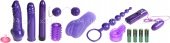 Универсальный набор для супружеских пар Mega Purple Sex Toy Kit - секс шоп и онлайн магазин 