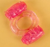Виброкольцо розовый, внутренний диаметр 2 см - (none)