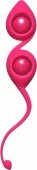 Вагинальные шарики Emotions Gi-Gi Pink, max диаметр 3 см, длина общая 19 см, вес 93 грамма - (none)