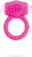 Эрекционное кольцо с клиторальным стимулятором A-Toys, диаметр кольца 2 см (растягивается) - (none)