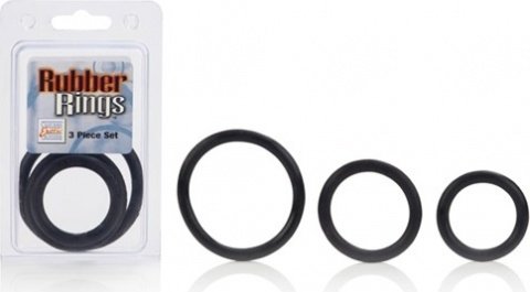 Rubber ring black set 3pcs, Rubber ring black set 3pcs