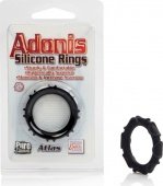 Atlas silicone ring black - (none)