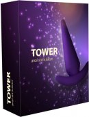 Анальный вибростимулятор Tower с выносным пультом (10 режимов ) - (none)