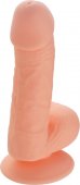 Фаллоимитатор seducer ballsy stud flesh, общая длина – 16 см, рабочая длина 12 см, диаметр 4 см - (none)