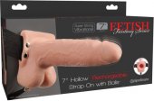   Fetish Fantasy 7 Hollow Rechargeable Strap-on with Balls 20  - (none)