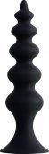 Анальная втулка popo pleasure by toyfa indi, водонепроницаемая, силикон, черная, 11,5 см - (none)