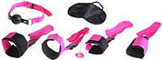 Набор: наручники, наножники, кляп, маска Pink Passion Bondage Kit - (none)