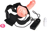 Страпон универсальный First Help реалистичный 19 см - интернет магазин секс товаров 