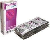 Презервативы masculan ultra тип 2 10 двойная защита(с пупырышками и спермицидной смазкой) - (none)